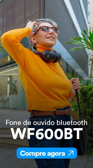 Fone bluetooth WF600BT, Compre agora